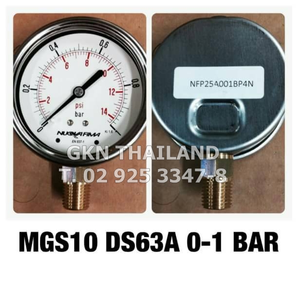 บริษัท จีเคเอ็น (ประเทศไทย) จำกัด นำเข้าและจำหน่าย เกจวัดแรงดัน PRESSURE GAUGE ยี่ห้อ NUOVA FIMA